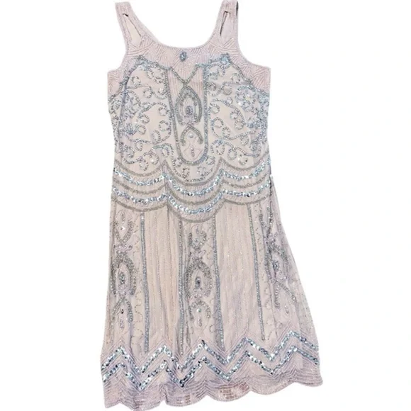 NWT Frock & Frill Great Gatsby Sequined Cocktail Dress US Size 10 - Picture 2 of 7